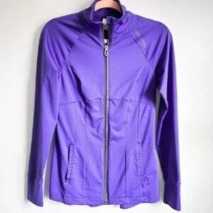 Under armour Purple Full Zip Activewear Lightweight Stretchy Jacket sz S/M